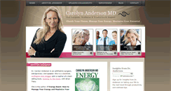 Desktop Screenshot of carolynandersonmd.com